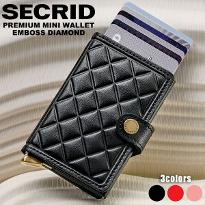 ZNbh v~A ~jEHbg G{X _Ch SECRID PREMIUM MINI WALLET EMBOSS DIAMOND z ~jz J[hP[X X RpNg }l[Nbv J[h XL~Oh~ 