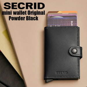 yK̔Xz ZNbh ~jEHbg SECRID Miniwallet Original Powder Black | z ~jz J[hP[X RpNg }l[Nbv J[h XL~Oh~ Y fB[X XCh
