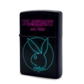 Zippo ジッポー ライター PLAYBOY 46786 ネオン ラビットヘッド ネイビーマット USA製 正規品 オイルライター メンズ ギフト プレゼント ブランド 限定 海外モデル
