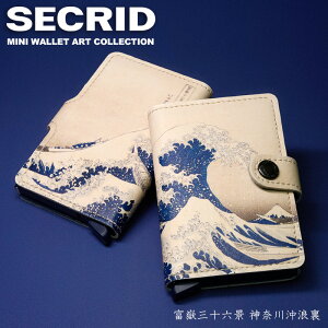 ZNbh ~jEHbg A[gRNV _ސ쉫Q SECRID MINI WALLET ART COLLECTION k z ~jz J[hP[X X RpNg J[h XL~Oh~ Y XC