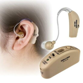 充電式 耳かけ集音器 AKA-201 集音器 高齢者 使いやすい 快適 耳かけ 耳掛け 音量調節 片耳 左右両耳対応 USB充電式 乾電池 軽量 イヤホンキャップ プレゼント テレビ 高齢者 敬老の日 父の日 母の日