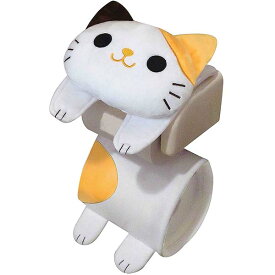 ねこのトイレロールペーパーホルダー　ミケ　2506