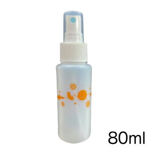 国産 スプレーボトル スプレー容器 80ml (本体部分 PE、ポリエチレン)