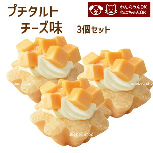 犬猫用 cake ペットケーキ プチタルト チーズ 3個セット ペット用 誕生日 記念日