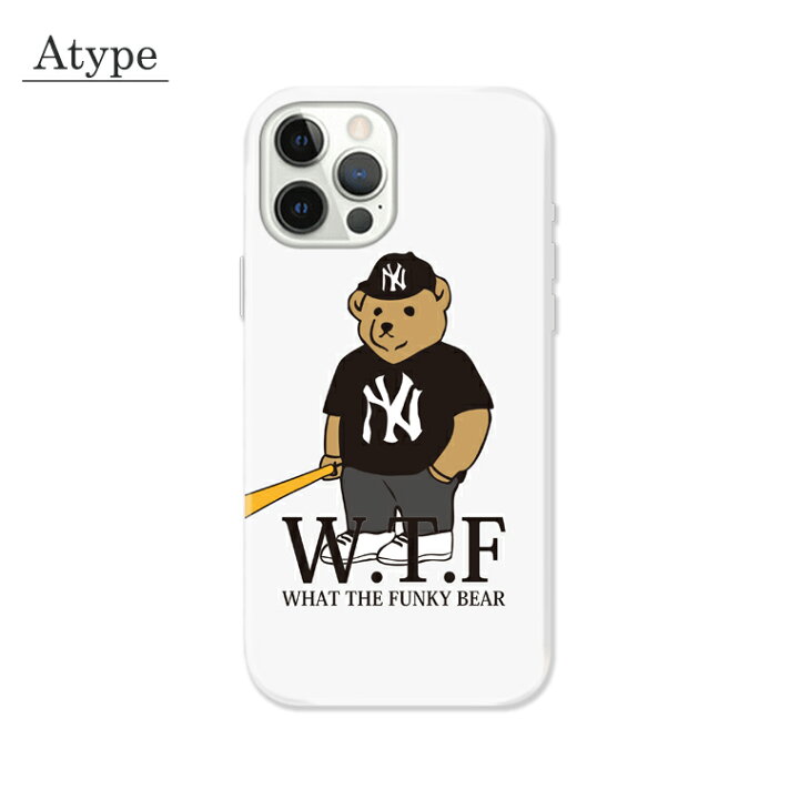 楽天市場 全機種対応 スマホ ケース Iphone11 11pro Galaxy Xperia Aquosphon W T F Bear クマ ベアー 野球 Baseball メジャー バット グローブ 海外セレブ 派手 ストリート系 耐衝撃 Quebra