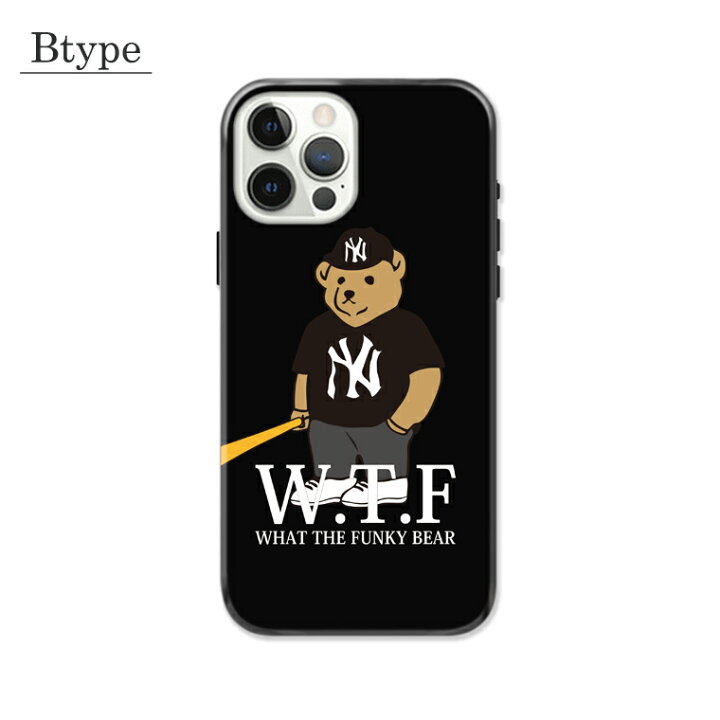 楽天市場 全機種対応 スマホ ケース Iphone11 11pro Galaxy Xperia Aquosphon W T F Bear クマ ベアー 野球 Baseball メジャー バット グローブ 海外セレブ 派手 ストリート系 耐衝撃 Quebra