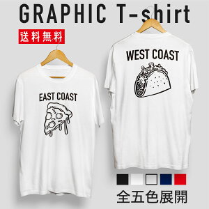 quebra �P�u�� EAST COAST WEST COAST �s�U �^�R�X T�V���c �X�g���[�g �O���t�B�b�N�f�U�C�� ������� ���킢�� �v���[���g �I�[���V�[�Y�� �t�� ���j�Z�b�N�X �j�����p