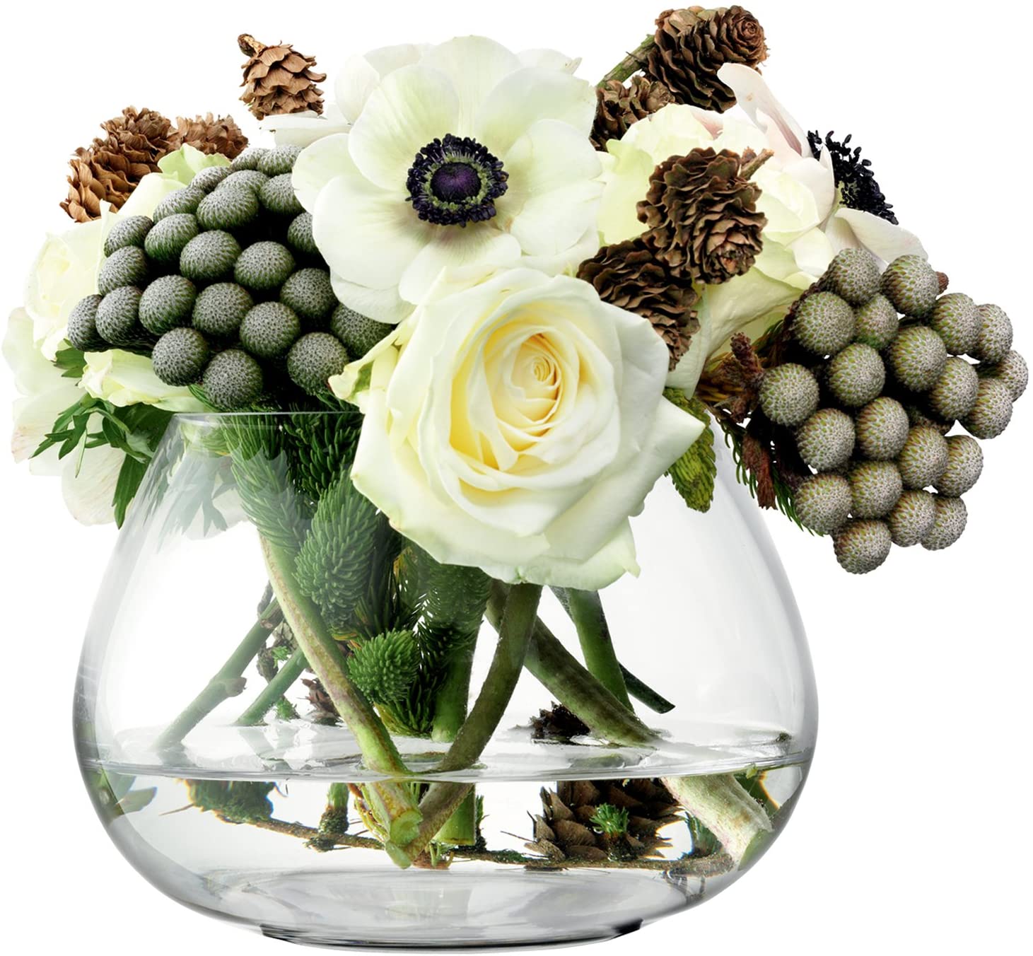 LSA Flower Table Arrangement Vase Clear TLA2119【フラワーベース 花器 花瓶 花びん 花材 資材 ガラス雑貨】 花瓶