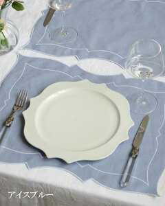 【OUTLET FB13 訳あり品】レクタングル プレイスマット LA GALLINA MATTA イタリア製 「アイスブルー」