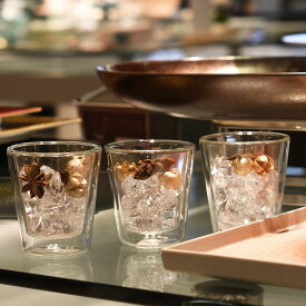 DOUBLE WALL ダブルウォール タンブラー 150　DW0204【耐熱ガラス ダブルウォールカップ 2重ガラス 結露しにくい】