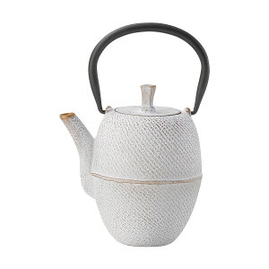 南部鉄びん NANBU TETSUBIN 急須 筒型刷毛目 2色 NT0806【南部鉄びん 鉄瓶 南部鉄器 ティーポット 茶器】