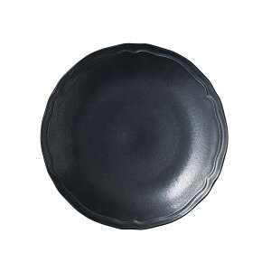 Rinka-驚きの超軽量食器- 梨花リンカ・プレート24cm RN2401 4色 ホワイト・ブラック・グレー・ベージュ【超軽量磁器 超軽量食器 軽くてかわいい 軽い食器 花型 花形 和食器 おしゃれ 食洗器