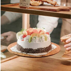 木製クラシック・ケーキスタンドL 【ケーキプレート おしゃれ アンティーク調 クラシック調 お誕生日ケーキ アクセサリースタンド】