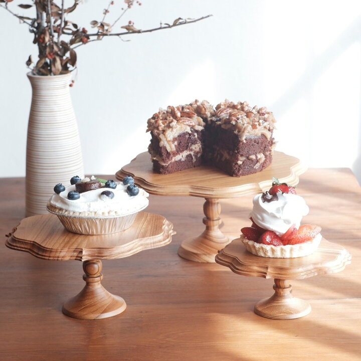 楽天市場】木製ケーキスタンド・ゴシックM【木製 ケーキプレート  