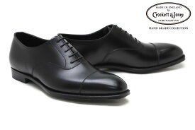 【25日限定！エントリー＋RカードでPt20倍】クロケット&ジョーンズ / Crockett&Jones メンズ ドレスシューズ 5816lbk オードリー3/ストレートチップ(キャップトゥ) ブラック レザーソール 英国製