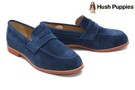 【25日限定｜エントリー＋RカードでPt21倍】ハッシュパピー / Hush Puppies レディース l-2381tnv スエードローファー ネイビー 国産(日本製) 雨天