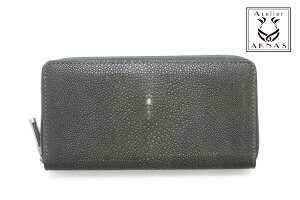 極美品】スティングレイ 長財布 ガルーシャ シルバー925 コンチョ さ2 
