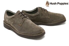 【1日限定！エントリー＋RカードでPt20倍】ハッシュパピー / Hush Puppies メンズ カジュアルシューズ m-5514tdbr 外羽根プレーントゥ ダークブラウン 国産(日本製) 幅広 4E ワイド 雨天