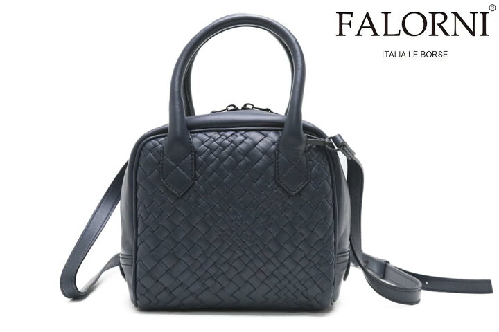 楽天市場】ファロルニ FALORNI バッグ ネイビー ショルダーバッグ 
