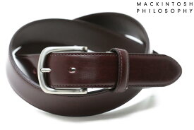 マッキントッシュ フィロソフィー / MACKINTOSH PHILOSOPHY ベルト 607024cho ビジネスベルト MAP-607024-012 チョコ 国産(日本製) belt bz bebr cw w30