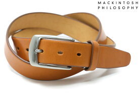 マッキントッシュ フィロソフィー / MACKINTOSH PHILOSOPHY ベルト 808017br ビジネスベルト MAP-808017-014 ブラウン 国産(日本製) belt ca bebr cw w35