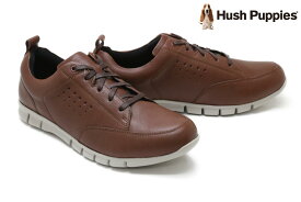 【25日限定！エントリー＋RカードでPt20倍】ハッシュパピー / Hush Puppies メンズ カジュアルシューズ m-7105tbr レザースニーカー ブラウン