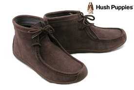 【25日限定！エントリー＋RカードでPt20倍】ハッシュパピー レディース ワラビーブーツ ダークブラウン Hush Puppies l-3007tidbr