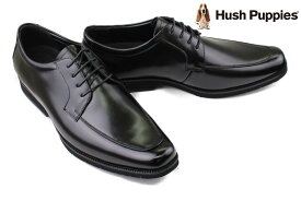 ハッシュパピー メンズ ドレスシューズ 外羽根Uチップ ブラック Hush Puppies m-1673ntibk