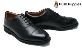 ハッシュパピー メンズ カジュアルシューズ 内羽根ストレートチップ ブラック Hush Puppies m-0246natbk