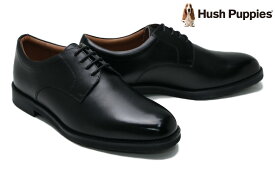 ハッシュパピー メンズ カジュアルシューズ 外羽根プレーントゥ ブラック Hush Puppies m-0247natbk