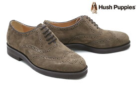 ハッシュパピー メンズ カジュアルシューズ ウイングチップ ダークブラウン 国産(日本製) Hush Puppies m-121tdbr