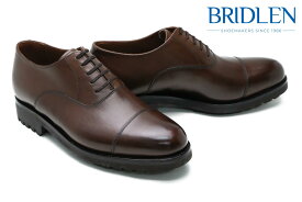 【平日10時までのご注文で即日出荷！】 BRIDLEN メンズ ドレスシューズ ストレートチップ ダークブラウン ブリドレン gty-100