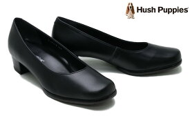 ハッシュパピー レディース ハッシュパピー レディース パンプス L-7240T ブラック 国産(日本製) Hush Puppies l-7240tibk