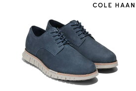 コールハーン メンズ カジュアルシューズ ゼログランド リマスタード プレーントゥ オックスフォード ネイビーブレザーヌバック COLE HAAN c38841i