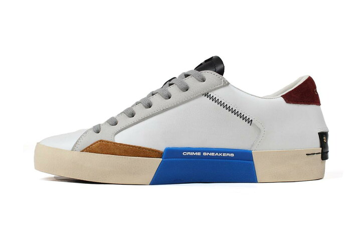 楽天市場】クライムロンドン メンズ スニーカー ディストレス ホワイト  