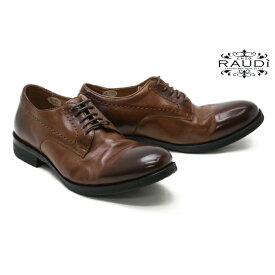 【平日10時までのご注文で即日出荷！】 ラウディ / RAUDi メンズ カジュアルシューズ 82105br プレーントゥ ブラウン