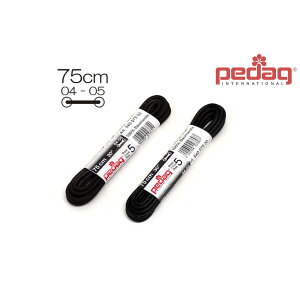 �y�_�b�N / Pedaq �P�A�p�i pedshoelace75 �V���[���[�X�@���E�����@75cm �u���b�N �_�[�N�u���E��