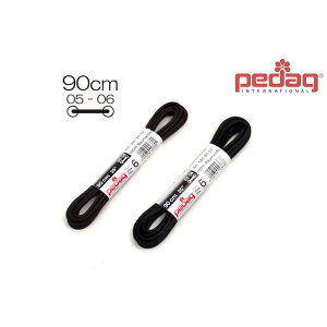 �y�_�b�N / Pedaq �P�A�p�i pedshoelace90 �V���[���[�X�@���E�����@90cm �u���b�N �_�[�N�u���E��