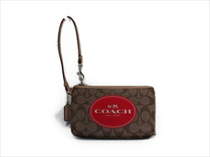 yXyVz Coach R[` z[X Ah LbW VOl`[ ~fBA Xgbg 51783 J[L/bhyVizCOACH Horse and Carriage SIGNATURE Medium Wristlet (Style F51783 SKHVR) SV/Khaki/Vermillion