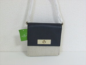 �y�X�y�V�����z kate spade �P�C�g�X�y�[�h �o�b�O �V�F�[���g �����J�[�� �X�N�G�A�[ �t�@�u���b�N �l�C�r�[�y�V�i/�����zkate spade �o�b�N Shane (PWRU4156) Lincoln Square Fabric nat/trnavy