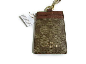 yXyVzCoach R[` IDP[X VOl`[ PVC [h ID 63274 J[L/ThyVizCOACH Signature PVC Lanyard ID (Style F63274 IMBDX) IM/Khaki/Saddle