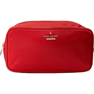 Queen Collection Kate Spade Cosmetic Bag Large Ezra Kate Spade Cosmetic Bag Large Ezra Classic Nylon Red Pwru4091 Garnet