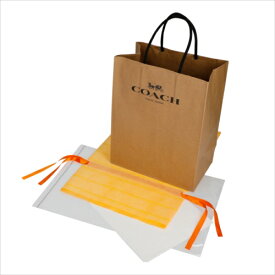 Caoch コーチ プレゼントキット 茶袋 小 財布・小物用 Coach Gift Kit 小 ショッパー 紙袋