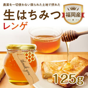 【レンゲ蜂蜜125g】 送料込み おすすめ 常備食 HONEY 瓶タイプ 瓶詰め はちみつ 健康食品 健康 母 父 女性 男性 純粋蜂蜜 食品 健康 ハニー 国産はちみつ 非加熱 無添加 日本産 ふるさと 非加熱