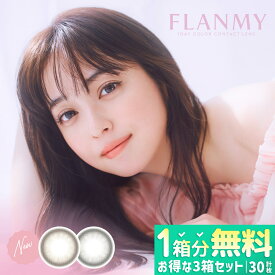 【1箱分無料｜10枚入×3箱】フランミー FLANMY ( 送料無料 あす楽 カラコン ワンデー 度あり 度なし カラーコンタクト コンタクト 1日使い捨て 1day ワンデーカラコン ささきのぞみ ふらんみー からこん 佐々木希カラコン カラコンフランミー )【佐々木希】