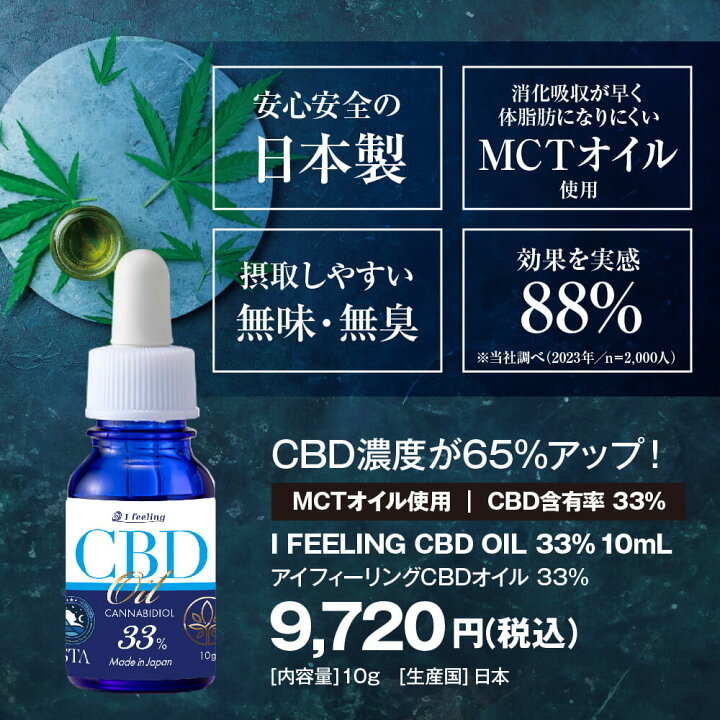 楽天市場】【訳あり品】Ifeeling CBDオイル10g CBD33% 数量限定特別 