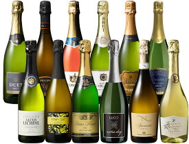 厳選スパークリングワイン12本セット　750ml×12　スパークリングワイン　お買得　クリスマス　正月