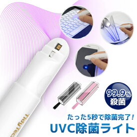 UV除菌器 マスク 消毒 紫外線ライト 紫外線除菌器 小型 UVライト 除菌ライト 殺菌ライト 携帯用 UV-C除菌管 USB充電式 キーボード ドアノブ 歯ブラシ