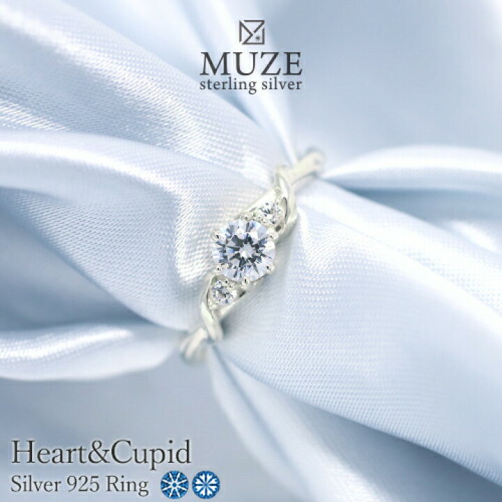 楽天市場】MUZE JEWELRY 直径4.5mm ハートキューピッド Heart&Cupid 