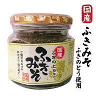 【国産ふきみそ ふきのとう使用】200g さわやかな香りとほろ苦さ ごはんのおとも おにぎり 酒の肴に ふき…